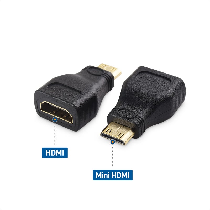 Cable Matters Mini HDMI to HDMI Adapter, Male to Female, Black - Image 3